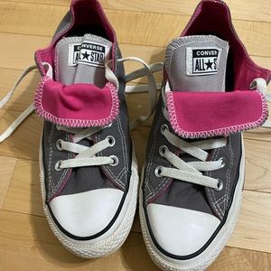 RARE Converse Women’s Double Tongue EUC